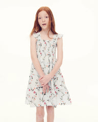 Couturebud The Tiny Ellie Nap Dress - Pond Floral Poplin