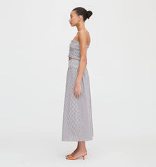 CouturebudThe Delphine Nap Skirt - Chocolate Gingham