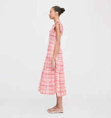 Couturebud The Ellie Nap Dress - Cherry Watercolor Gingham