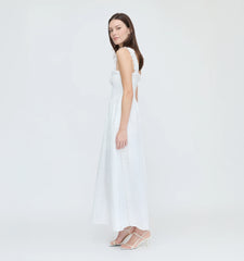 CouturebudThe Rosetta Nap Dress - White Broderie Voile