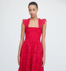 CouturebudThe Lace Ellie Nap Dress - Cerise Lace