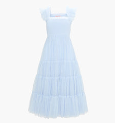 Couturebud The Maternity Tulle Ellie Nap Dress - Powder Blue