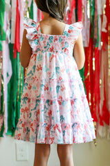 Brielle Shimmer Dress - Peppermint Ribbons