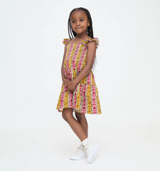 Couturebud The Tiny Ellie Nap Dress - Ikat Topiary