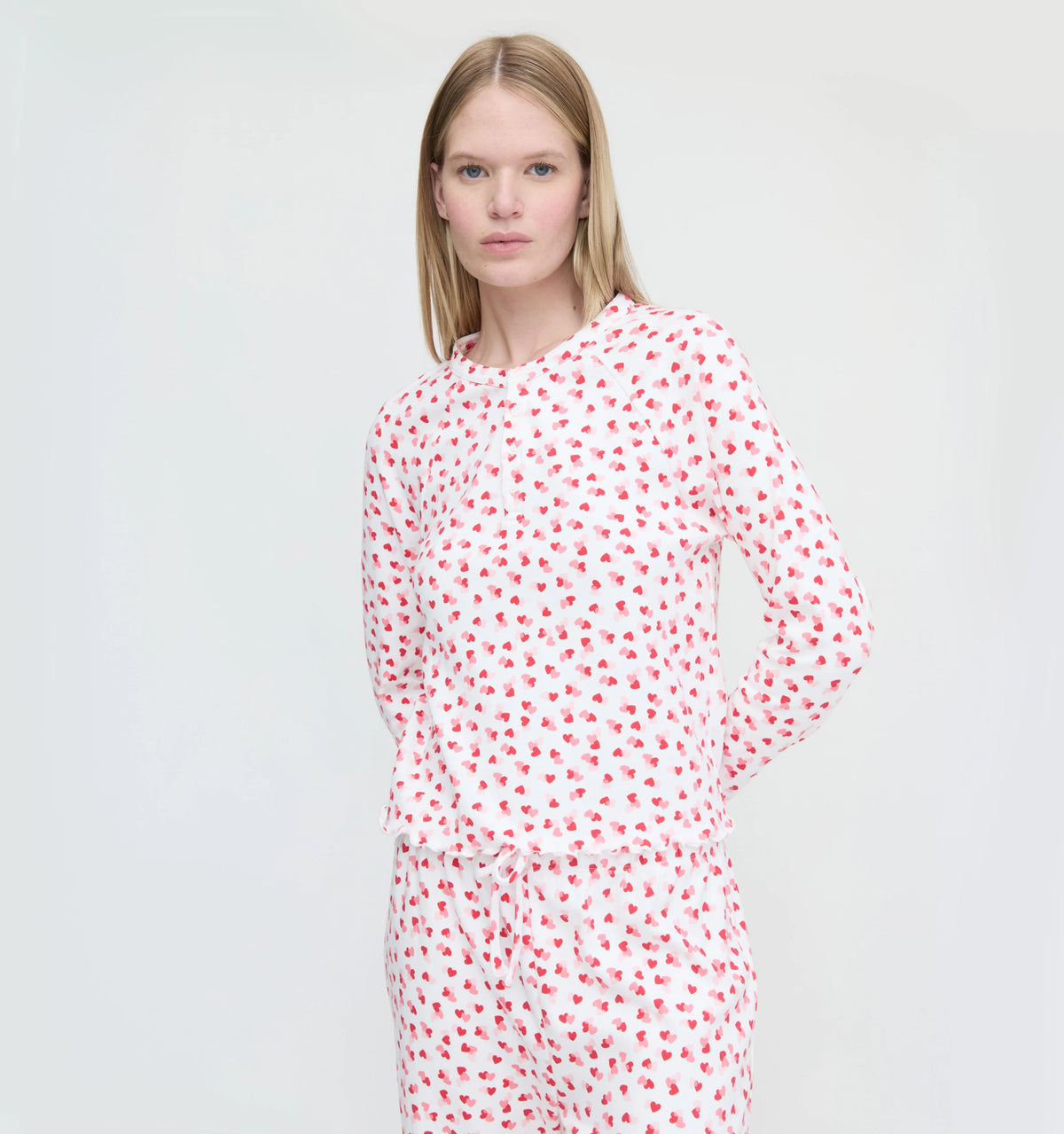 Couturebud The Olivia Pajama Set - Lots of Hearts