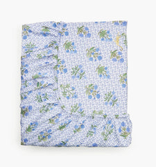 CouturebudThe Crib Sheet - Blue Block Print