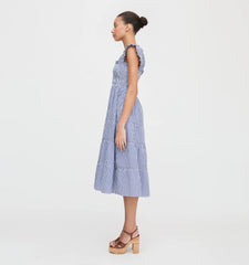 Couturebud The Ellie Nap Dress - Navy Gingham