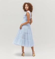 Couturebud The Tulle Ellie Nap Dress - Powder Blue Tulle