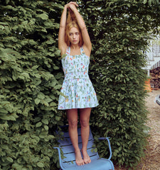 Couturebud The Azalea Mini Nap Dress - Farmer's Market