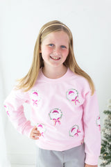 Sweater - Sugarplum Sequin Santa  (Pre-Order)