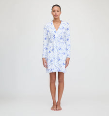 Couturebud The Ivory Robe - Blue Sweet Peas