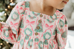 Puff Sleeve Gauze Dress - Wreath & Wonder