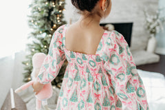 Puff Sleeve Gauze Dress - Wreath & Wonder