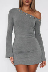 Live Loud Long Sleeve Mini Dress