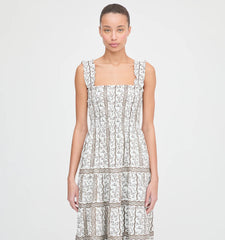 Couturebud The Kimmy Nap Dress - Mocha Provence Floral