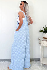 Check Yourself Wide Leg Overalls