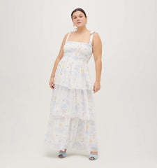 Couturebud The Elise Nap Dress - Celestial Floral Georgette
