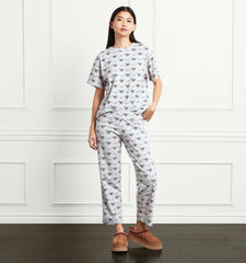 Couturebud The Alice Sleep Pants - Courchevel Toile Multi