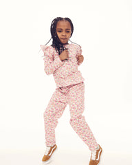 Couturebud The Tiny Eleanor Legging Set - Pansy in Pink Multi