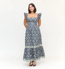 Couturebud The Pippa Dress - Navy Bluebonnet