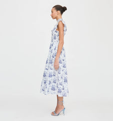 CouturebudThe Ellie Nap Dress - Navy Mariner's Toile