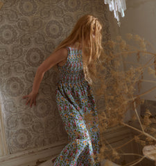 Couturebud The Cosima Nap Dress - Geranium Stripe