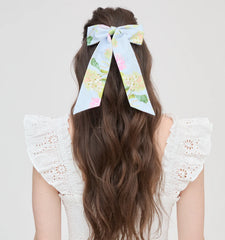 CouturebudThe Belle Bow - Hydrangea Chintz