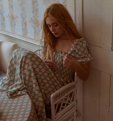 Couturebud The Scarlett Nap Dress - Raspberry Ikat