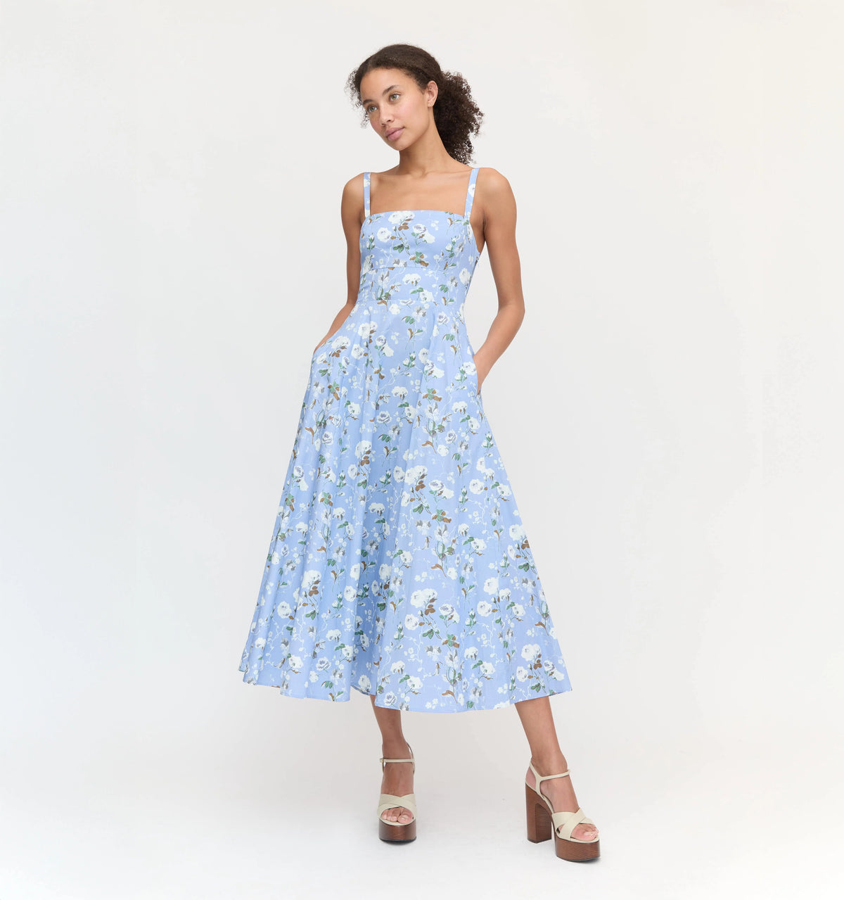 Couturebud The Margot Dress - Sky Bluebonnet