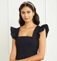 Couturebud The Maeve Headband - Light Pink Grosgrain