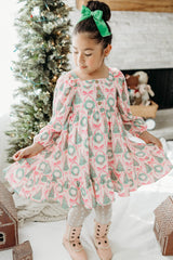 Puff Sleeve Gauze Dress - Wreath & Wonder