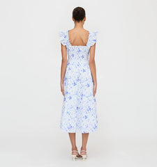 CouturebudThe Ellie Nap Dress - Blue Sweet Peas