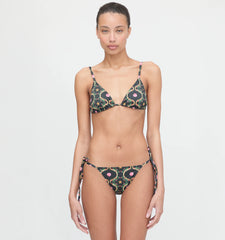 Couturebud The Alessia Bikini Set - Black Cisco Trellis