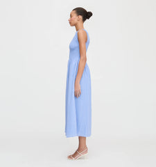 CouturebudThe Cosima Nap Dress - Bluebird Tonal Seersucker