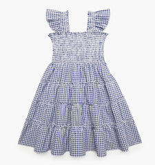 Couturebud The Tiny Ellie Nap Dress - Navy Gingham