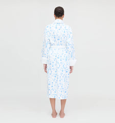 Couturebud The Hotel Robe - Blue Botanical