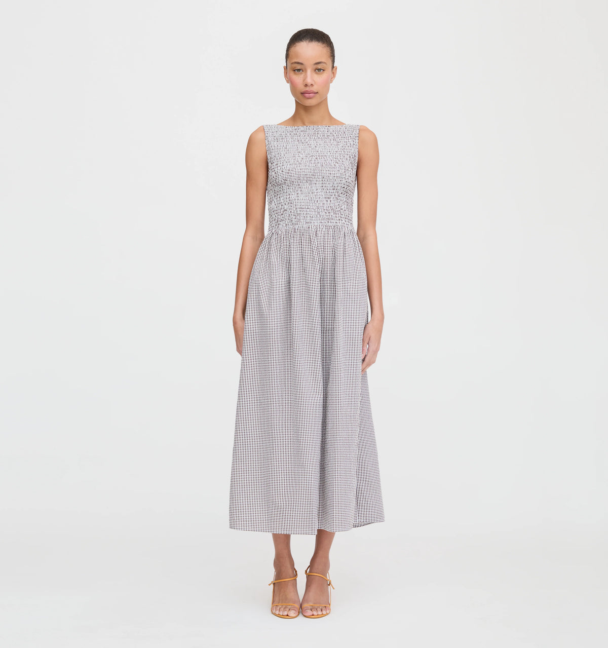 CouturebudThe Cosima Nap Dress - Chocolate Gingham