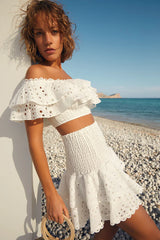 Jessica Bara Vanessa Ruffle Set