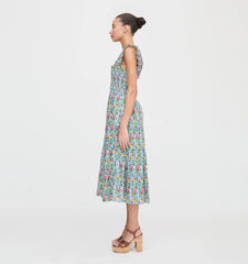 Couturebud The Ellie Nap Dress - Geranium Stripe
