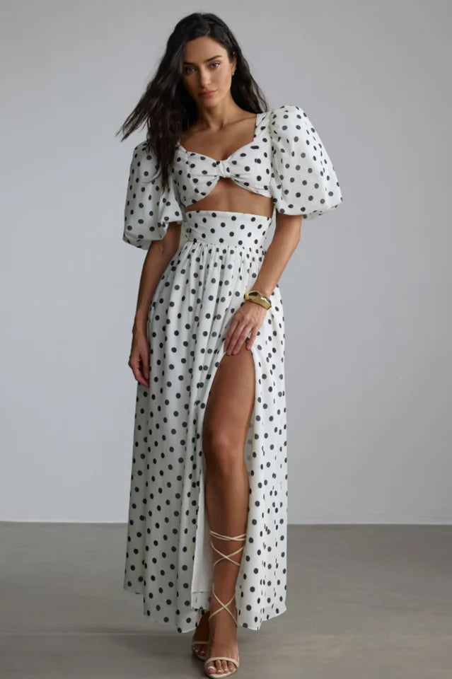 Ellie Polka Dot Skirt Set