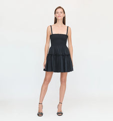Couturebud The Seraphina Mini Nap Dress - Black