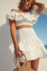 Jessica Bara Vanessa Ruffle Set