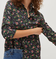 Couturebud The Malone Top - Multi Berry Crepe