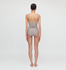 Couturebud The Giana One Piece - Chocolate Gingham