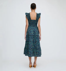 Couturebud The Ellie Nap Dress - Midnight Garden Poplin