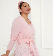 Couturebud The Lace Ellie Nap Dress - Pink Lace