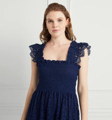 Couturebud The Lace Ellie Nap Dress - Navy Lace