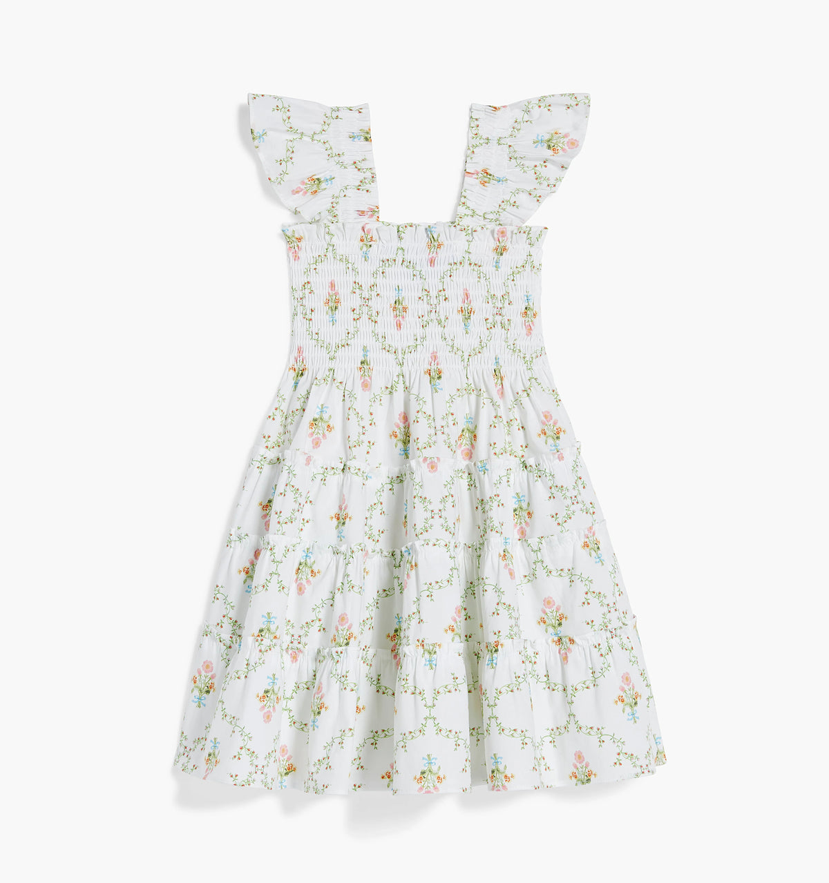 CouturebudThe Baby Ellie Nap Dress - Pastel Trellis