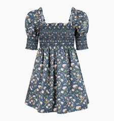 Couturebud The Lila Nap Dress - Navy Bluebonnet