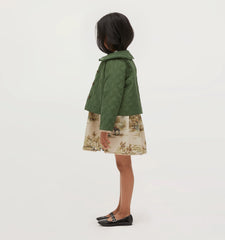 Couturebud The Tiny Blake Jacket - Leaf Green